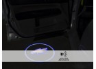 Проекция на двери с эмблемой Chevrolet